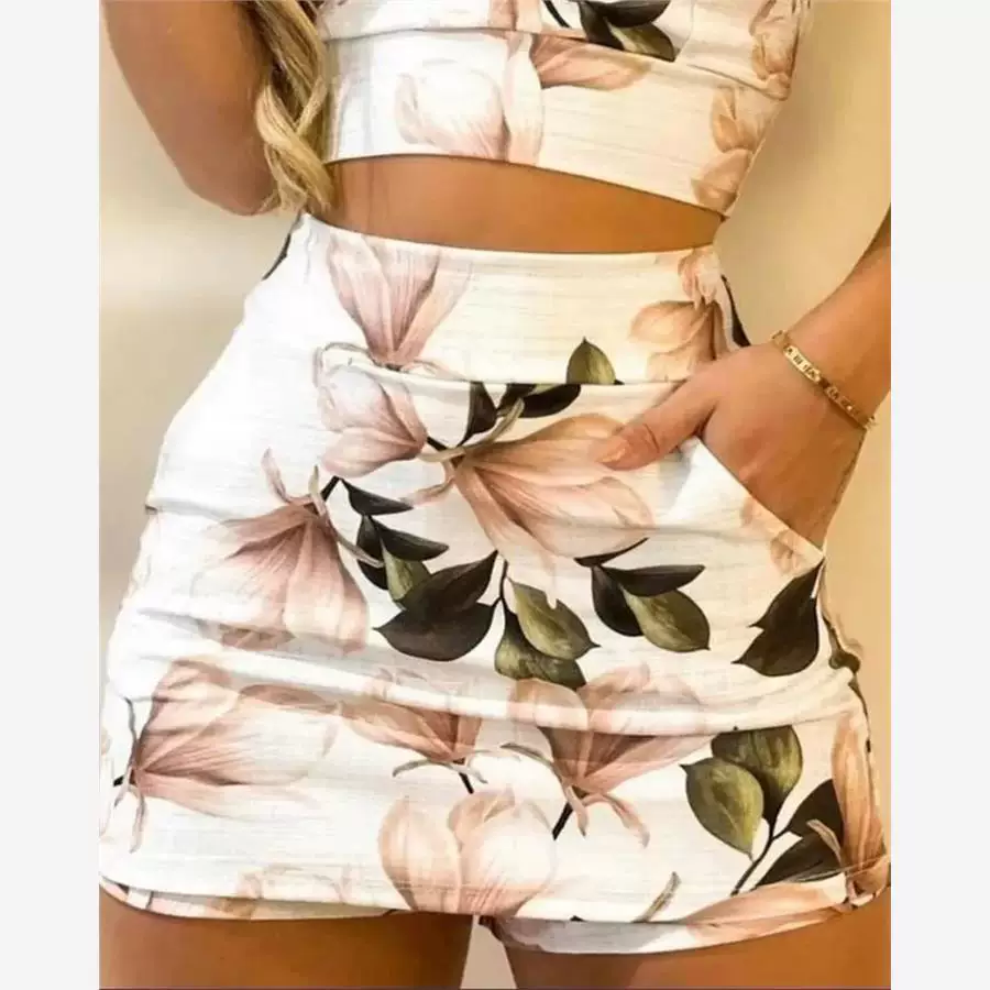 НАБОР СВЕЧЕВОЕ УЗОРОВАНИЕ: ТОП-COПЛЕТ и ЮБКА-ШОРТЫ Stecole Skin Skirts