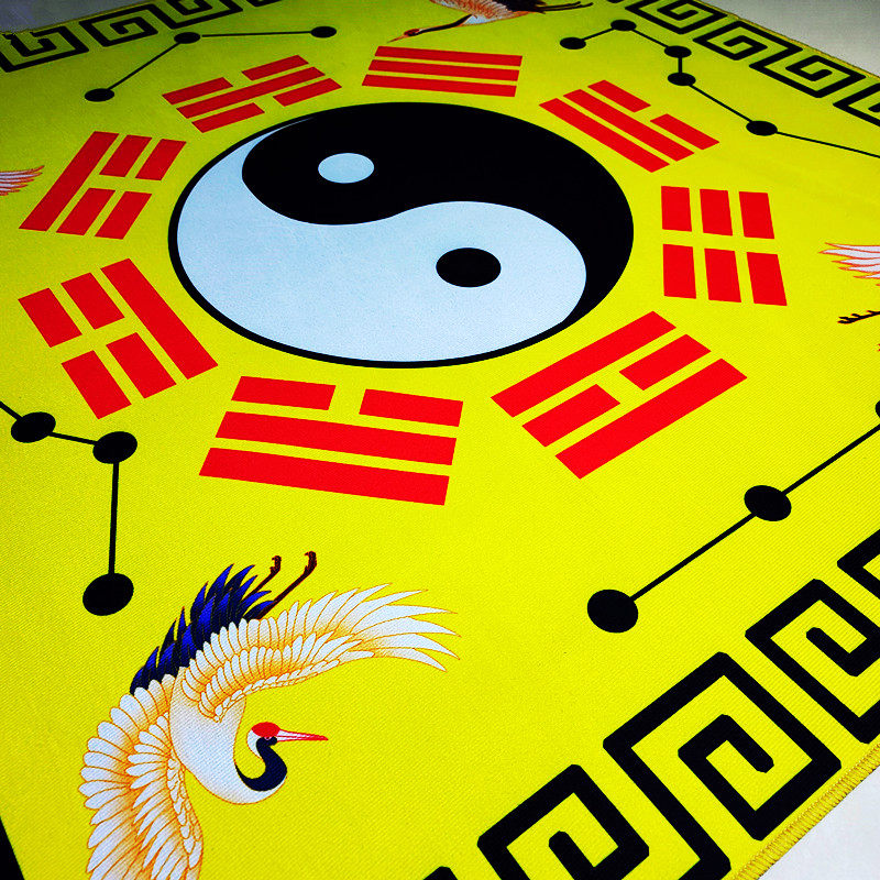 ковер 罡毯仙鹤款太极八卦毯毛毯罡单加厚打坐地垫门垫客厅卧室佛堂地毯