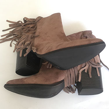 2021 winter new short boots foreign trade original single short tube middle heel square heel fashion flow comb plus size 41 42 women's nude boots