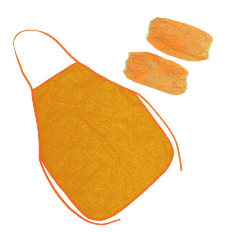 Children's painting Calligraphy Hood Coat Drawing Clothes With Apron Sleeves Cover Preventing Pen Ink Stick Clothes