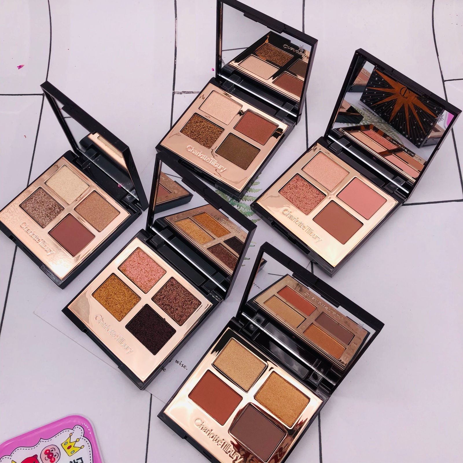 Clear Charlotte CT eye shadow disc DV exagereyes pillow talk pop Cooper