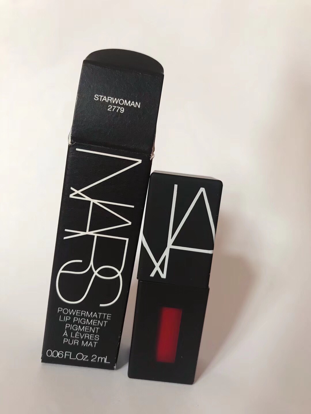 Now NARS velvet lipstick pen matte lip glaze american woman starwoman in trial pack