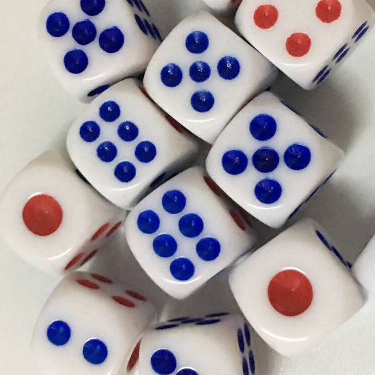 Mahjong dice full size acrylic dice mahjong machine dice dice game large dice particle sieve dice