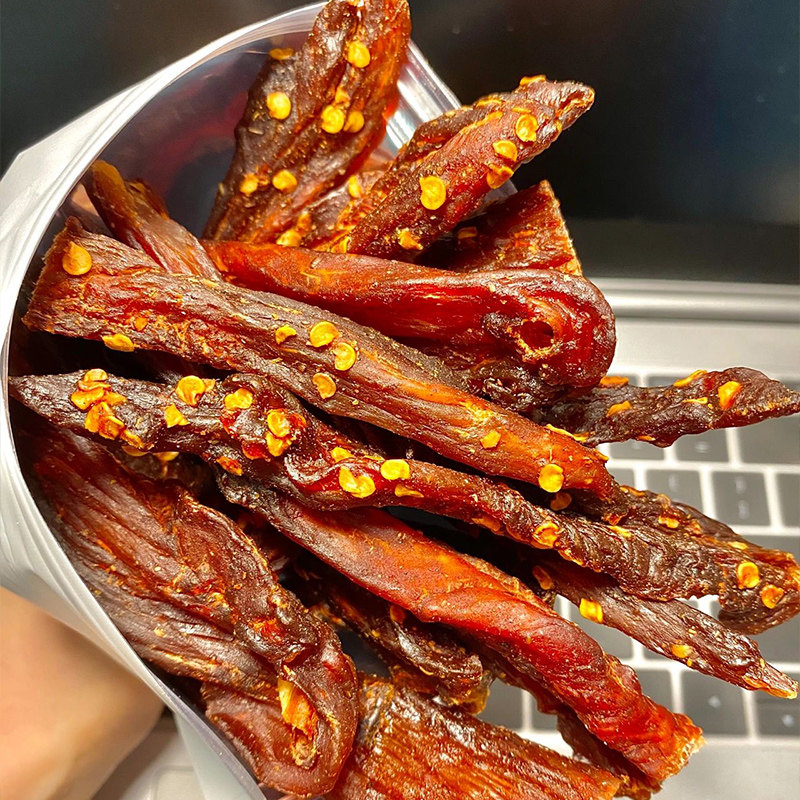 不多言风干鸡肉干手撕鸡胸肉条减低零食卡脂即食解馋肥人吃旗舰店