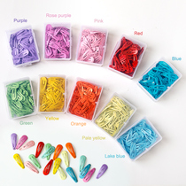 Children hairclip color BB clip broken hairclip headwear Net red female Korean Princess cute bangs clip trumpet