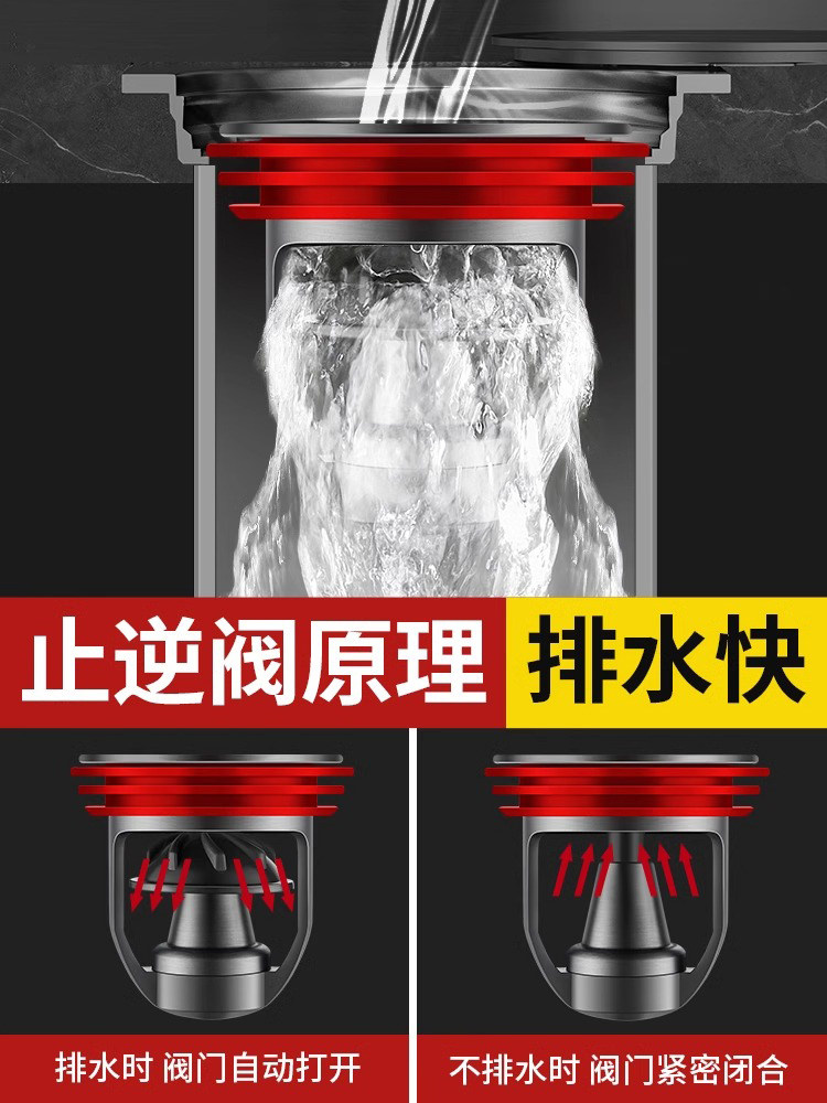 Floor Drain Deodorizer, Floor Drain Core, Bathroom Odor-Blocking Device, Bathroom Deodorizer, Sewer Anti-Odor Device