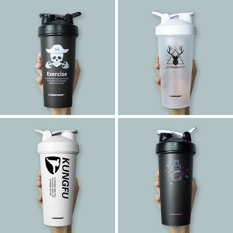 Rocking Cup Fitness Stirring Substitute Milkshake Cup Sports Water Cup Portable with stirring globulin rocking powder scale mug