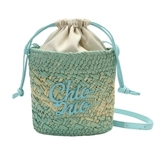 爱南风 Морская соль, соломенный мусс, плетеная сумка через плечо, градиент