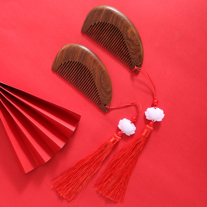 Wedding Comb Head Comb A Couple Of Accompanying Wedding Pairs Comb Wedding Sandalwood Comb New Wedding Gifts Wood Comb