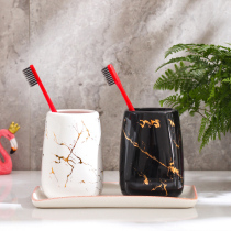 Bathroom Toothbrush Cup CERAMIC TOOTH CUP LIGHT LAVISH TEETH BRUSHING CUP A COUPLE OF TOILETRIES SUIT LOVERS TOILETRIES CUP TOOTH CYLINDER CUP