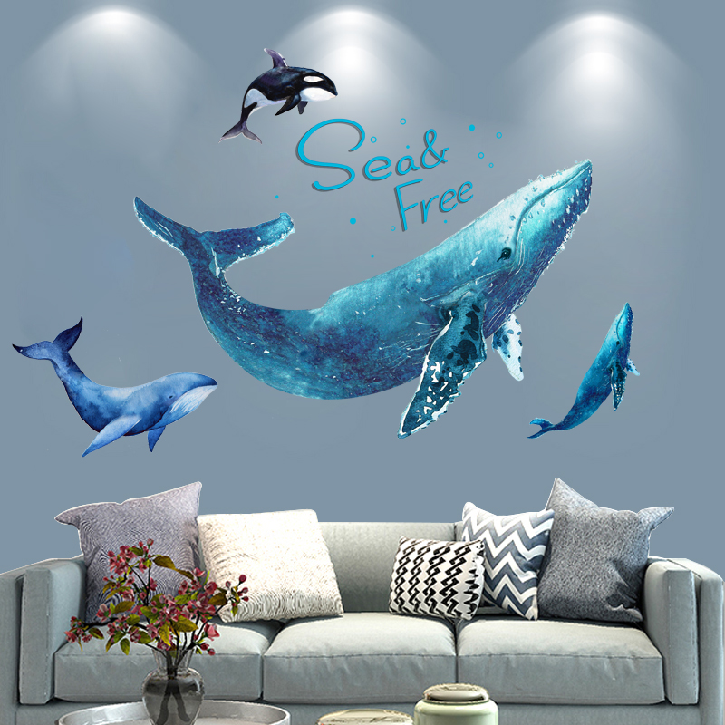 3d three-dimensional bedroom wall stickers creative room background wall decoration wall stickers wallpaper self-adhesive interior layout