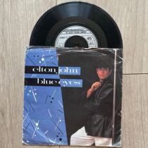 (7 inches) Classic elton john elton john blue eyes vinyl record LP