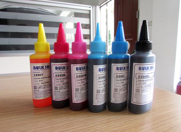 Mực nhuộm Wei Cai 4 màu 6 mực cho Epson 4004 / ep979 / 808/7610 / XP760 máy in chuyển nhiệt epson