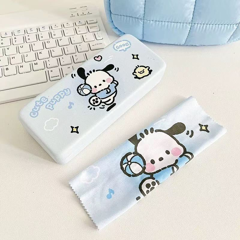 Cute Glasses Case, Portable, Women's Style, High-End, Pressure-Resistant, Anti-Fall, Cartoon Eye Box, ins Sunglasses, Student Storage Cute Glasses Case, Portable, Women's Style, High-End, Pressure-Resistant, Anti-Fall, Cartoon Eye Box, ins Sunglasses, Student Storage
