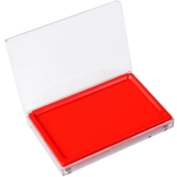 立信 Красная большая чернильная подушечка, синяя маленькая портативная квадратная печать для офиса, быстрое высыхание