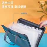 A4 Canvas Surface Портфель многослойный ветровой фортепиано папки папки папки финансовая бизнес -офис мужская и женская информация Сумка для хранения информации Большой тестовые бумаги