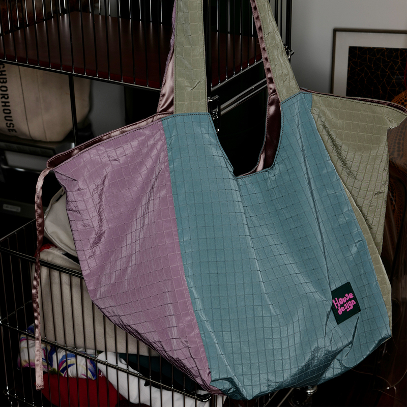 Housedesign Original Niche Retro Waterproof Tote Bag 2026 Summer New Color-Blocking Casual Versatile Shoulder Bag Housedesign Original Niche Retro Waterproof Tote Bag 2026 Summer New Color-Blocking Casual Versatile Shoulder Bag