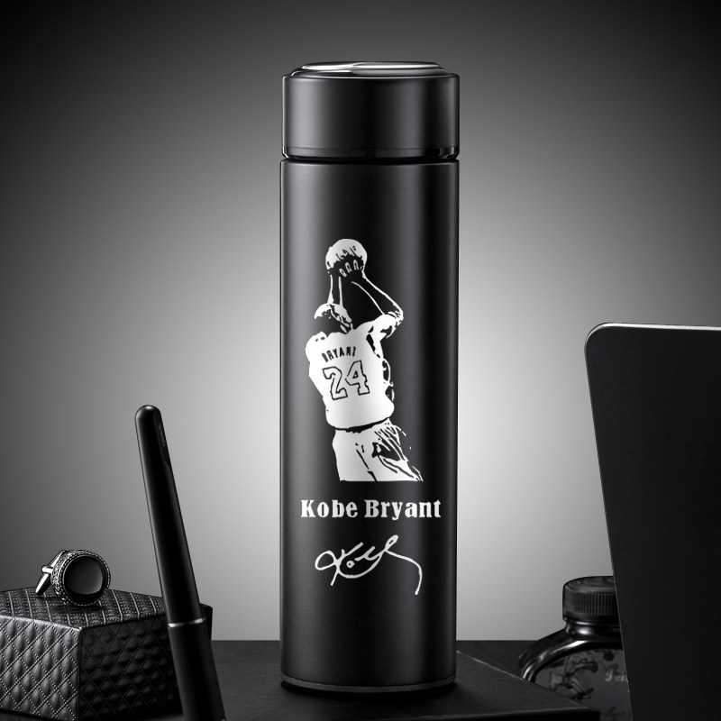 Basketball NBA thermos cup men's large-capacity Curry Kobe anti-fall sports water cup middle school students high-value cup