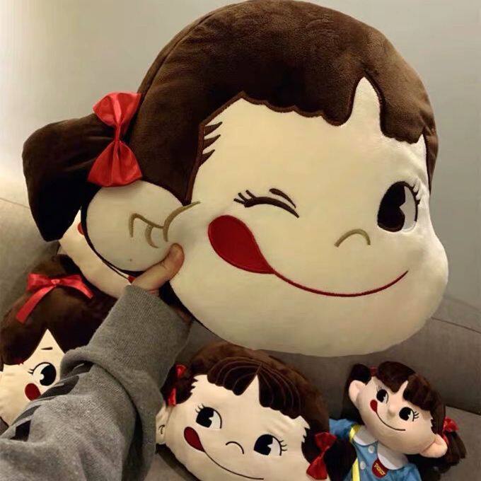 Japanese girl heart cute girl plush pillow pillow milk sister cushion children's room decoration