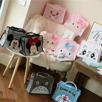 () Cute cartoon waterproof hand bag womens bag washing bag travel fitness swimming bag outdoor storage bag