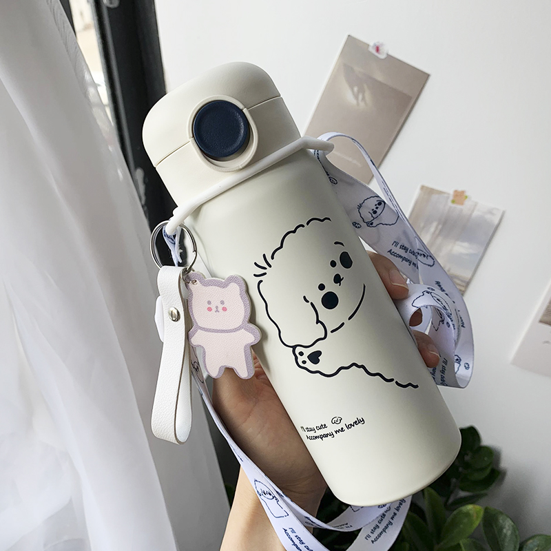 Insulation Cup Women Lovers Cute With Straws WIND WATER GLASSES GIRL CREATIVE PERSONALITY TRENDS JANE JOYSSENS CUPS