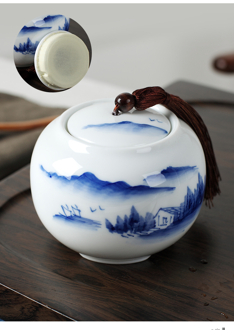 Ceramic kung fu tea set household jingdezhen porcelain cup lid bowl of a complete set of high - grade gift boxes