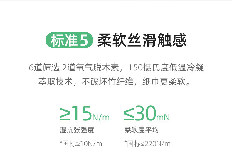 小米有品众筹爆款 无染 食品级 竹纤维抽纸 3层*100抽*30包 图6