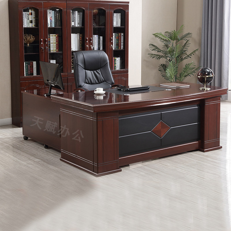 Boss Table Desk Chair Combination Brief Modern Office Desk Supervisor Manager Big Bandae Office Furniture