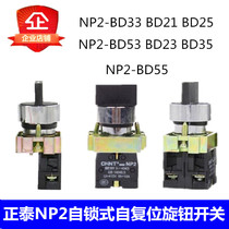 Zhengtai Knob switch NP2-BD33 BD25 BD21 BD53 BD41 Select switch Second gear third gear