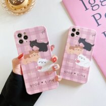 Three kittens 12Pro Max Apple X XS XR for 11 phone case iPhone8plus bracket soft shell
