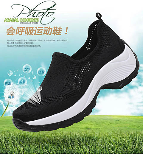 Giày thể thao lưới Giày đế mềm cho nữ Giày đi bộ chống trơn trượt Giày đi bộ chống trượt Giày nữ đi du lịch ngoài trời Giày chạy bộ xuyên quốc gia 42 - Khởi động ngoài trời giày bảo hộ jogger