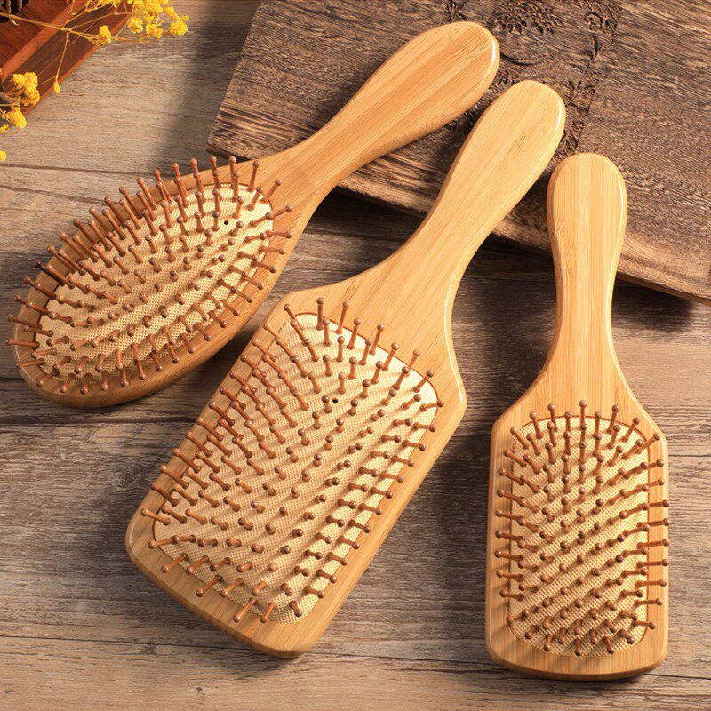 Home Air Bag Wide Teeth Air Cushion Comb Head Massage Comb Children Beauty Hair Styling Long Hair Curly Hair Comb Large Board Wood Comb