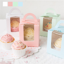 Single Loaded Hand Cupcake Box Maven Boxes Pudding Bottles Mousting Wood Mousse Cup Packaging Boxes Month Cake Boxes