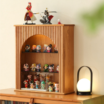 Genin sallow to display case Cherry Wood Blind box содержащий show Show Show Hand Office Cartoon