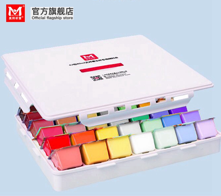 Water Powder Paint Mebon Water Powder Jelly Paint Suit 80ml42 Color Advertising Creative Water Powder Painting Paint