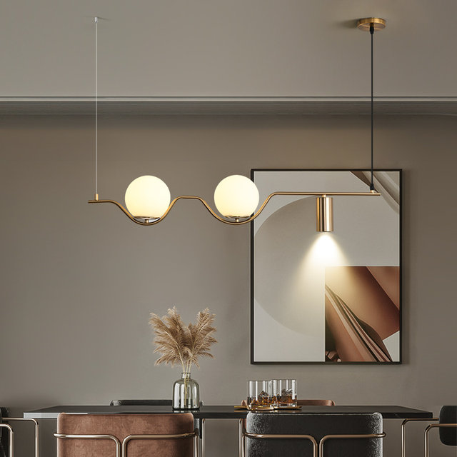 Nordic Bedroom Bedside Chandelier Creative Light Luxury Living Room Modern Minimalist Bar Restaurant Background Wall Clothing Store Lamps