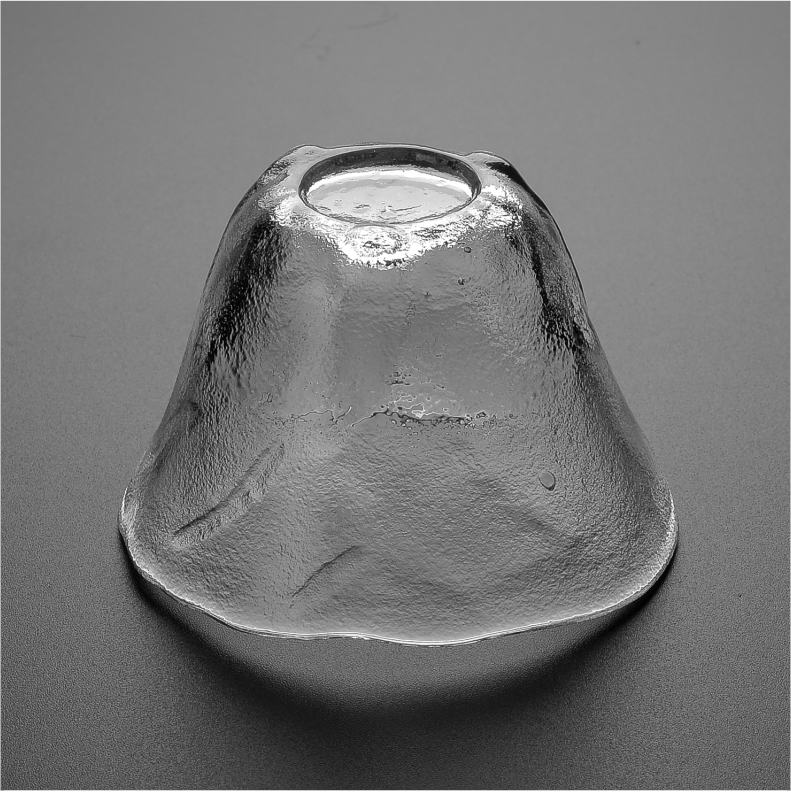 And two ChaZhai glass cups household suits for masters cup kung fu tea set creative Japanese transparent sample tea cup