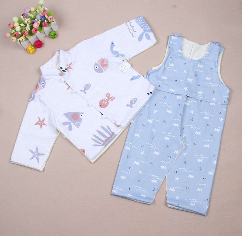 Baby Baby Handmade Cotton Jersey Cotton Pants Sheet Cotton Padded Jacket Leather Cotton Pants Leather Elastic strap Coated Semi-finished Shell