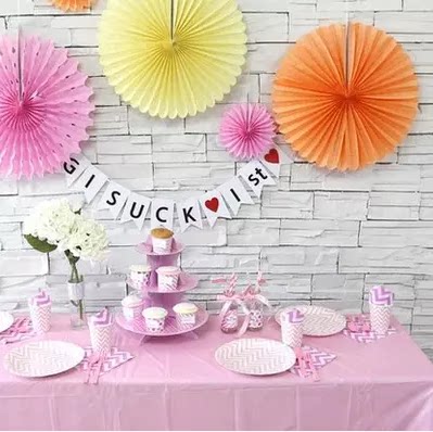 Birthday party decoration supplies baby one-year-old party tablecloth dessert tablecloth solid color disposable tablecloth