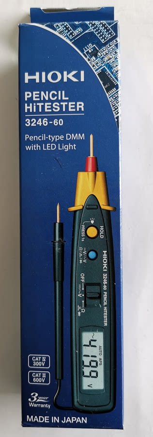 HIOKI Daily Set 3246 - 60 Pen - style Million Watch Mini Pocket Number High Accuracy Table