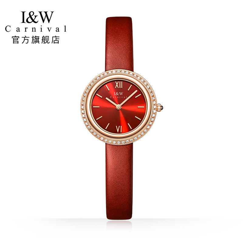IW Watches Women's Quartz Watches Minimalist Fashion Ins Small Crowddesign Women's Watches Light Lavish Waterproof Temperament Brand New