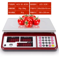 Jujube красный светодиодный дисплей 30 кг