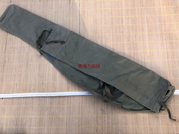 Old soil yellow 56 class with covered clothes fishing bags canvas toolkits 56 stamping chest with 65 type bags