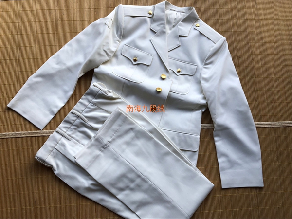 Inventory true products old - fashioned 99 white outfit fabric 87 sea white suit suit 87 Van Lidingxia usual suit