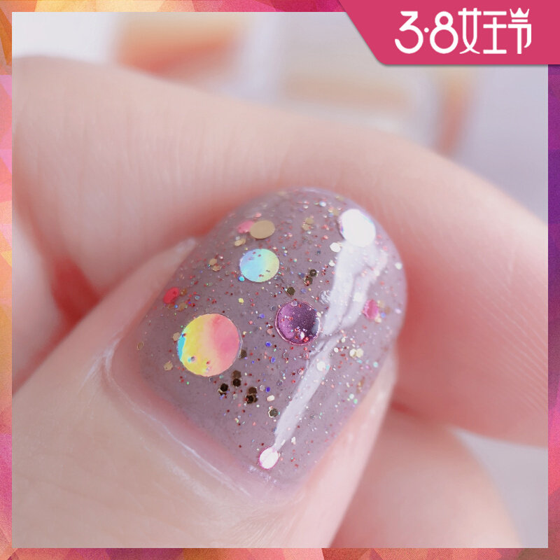 Human Fish Bubble XIX nail polish net red fairy Coke iced tea adolescent unicorn Hearts are not baked lasting