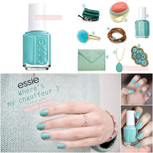 Свежий мятный зеленый лак для ногтей, США, популярно в интернете