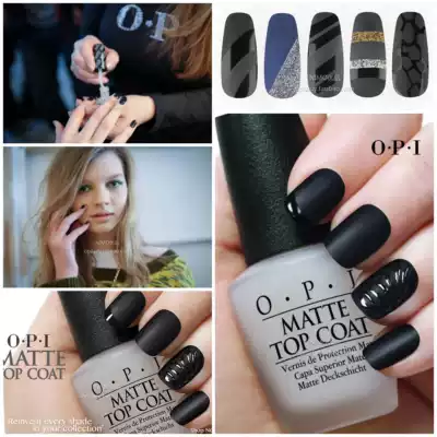 OPI nail polish matte matte top oil Polish Polish shiny coat coat T35 can not be peeled female free roast fast dry and long lasting
