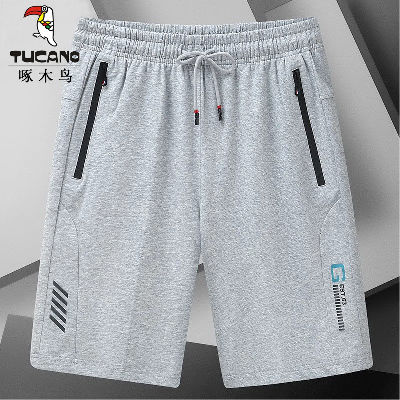 Летние хлопчатобумажные мужские шорты Woodpecker, большие размеры спортивных брюк и брюк для отдыха, а также увеличивающие объем свободные универсальные брюки с пятью точками