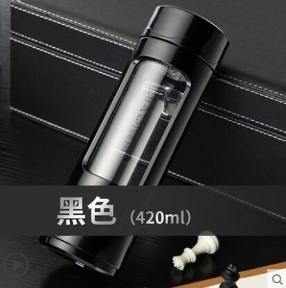 Glass double heat thickening drop tea large capacity double insulation water to their have the cup