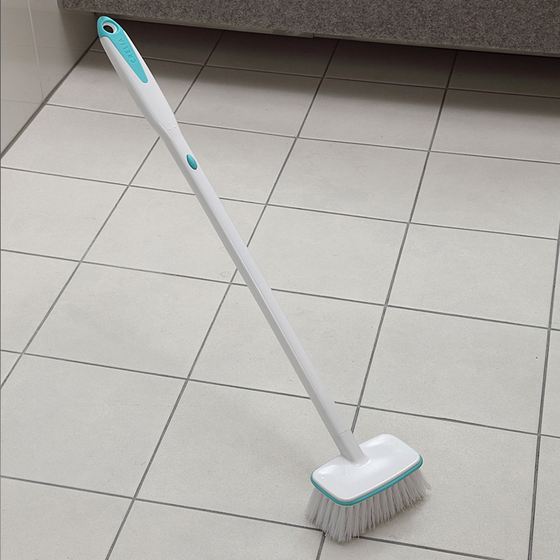 Japanese floor brush Long handle bristle brush to die corner powder room brush floor brush Kitchen tile cleaning crevice brush